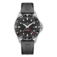 Orologio Hamilton Uomo Khaki Scuba GMT in Acciaio H82555330